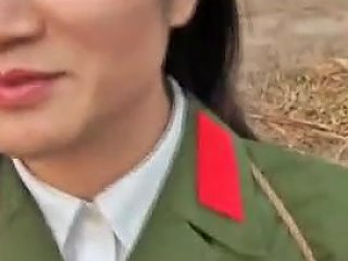 Chinese Military Girl In Bondage
